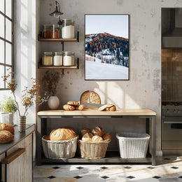 Winter Mountain Serenity Poster