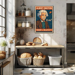 Albert Einstein Theory Of Relativity Poster