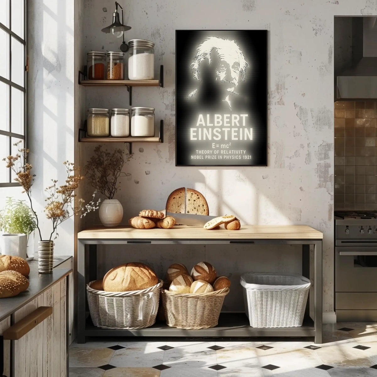 Albert Einstein Theory Of Relativity Poster