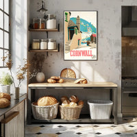 Cornwall Travel Poster