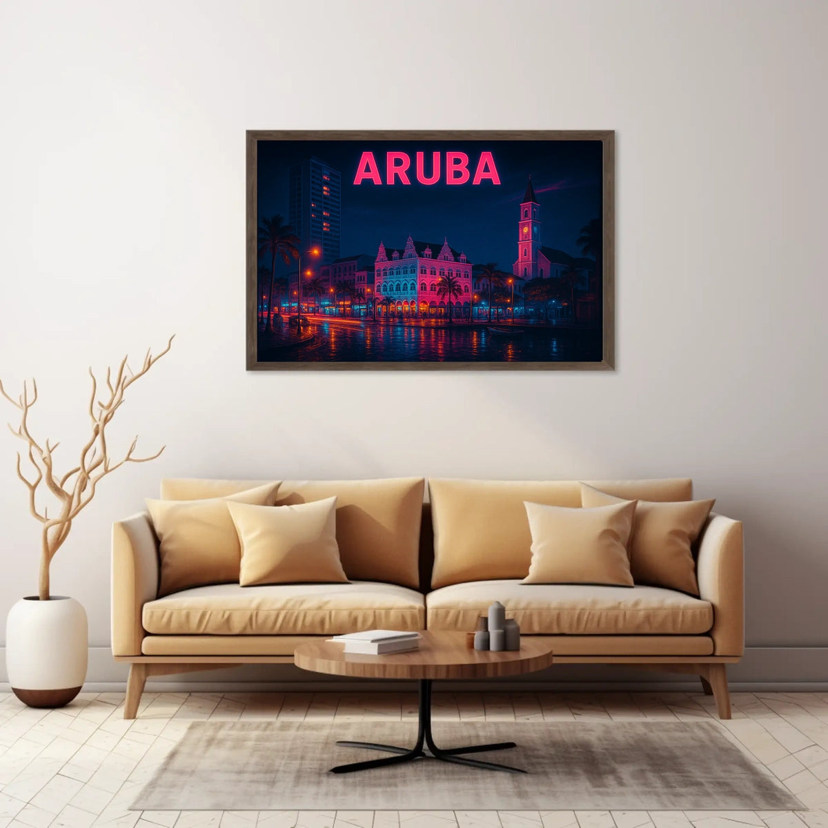 Aruba Nightscape Poster