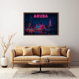 Aruba Nightscape Poster