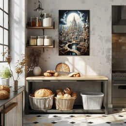 Enchanted Cityscape Poster