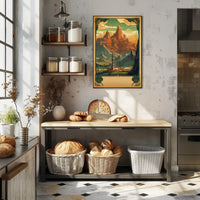 Majestic Mountain Vista Poster
