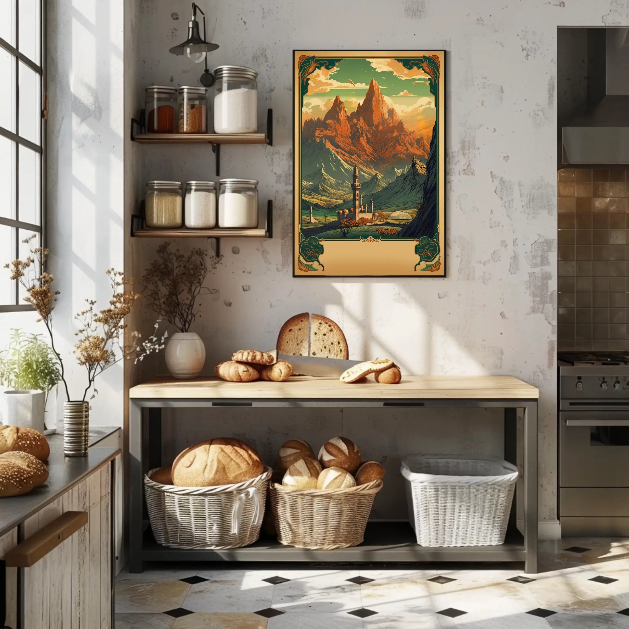 Majestic Mountain Vista Poster