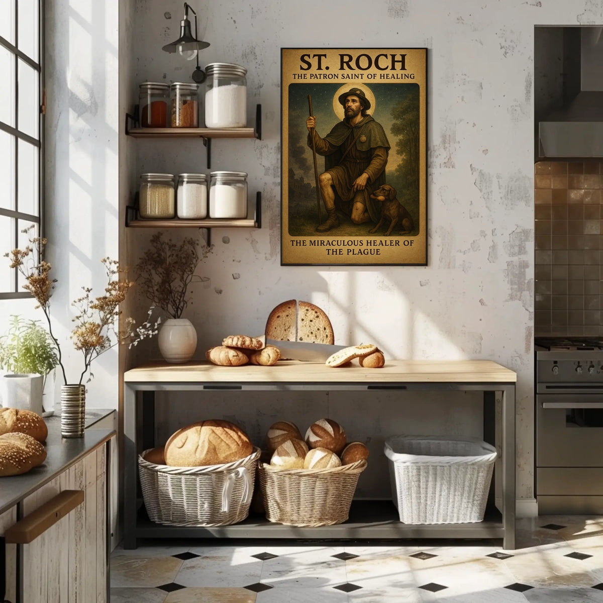 St. Roch The Patron Saint of Healing Poster