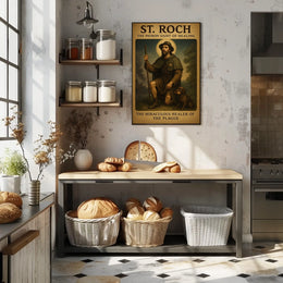 St. Roch The Patron Saint of Healing Poster