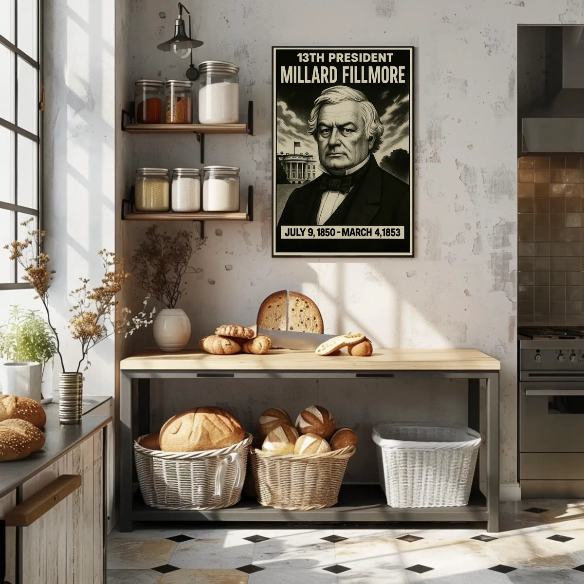 Millard Fillmore 13Th President Poster