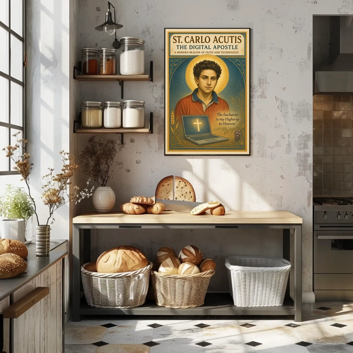 St. Carlo Acutis The Digital Apostle Poster