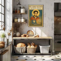 St. Carlo Acutis The Digital Apostle Poster
