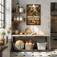 Joe Louis The Brown Bomber Poster PosterGoat