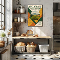 Colchagua Valley, Chile  A Journey Through Nature and Wine Poster PosterGoat