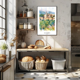 Alhambra of Granada Poster