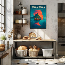Bora Bora Dreamscape Tranquil Travel Poster PosterGoat