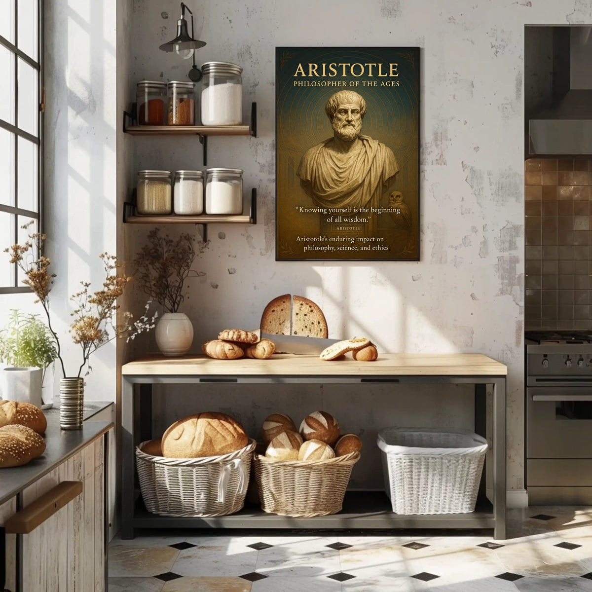 Aristotle Philosopher Of The Ages Poster