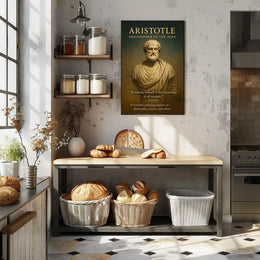 Aristotle Philosopher Of The Ages Poster