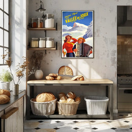 Winter In Vallée De Joux Poster