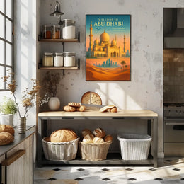 Welcome To Abu Dhabi Poster