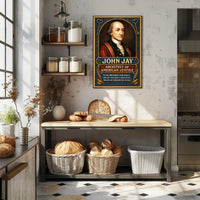 John Jay Architect of American Justice Poster PosterGoat