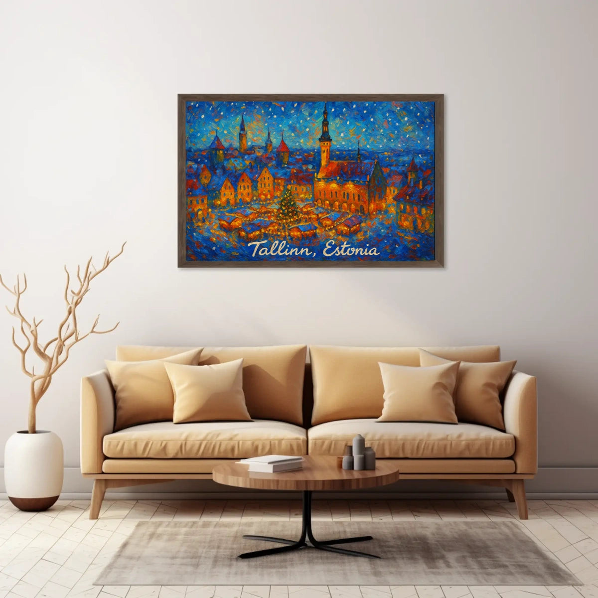 Tallinn, Estonia Winter Wonderland Poster
