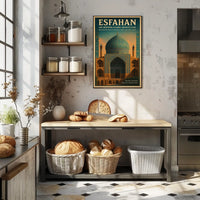 Esfahan Majestic Islamic Architecture Poster