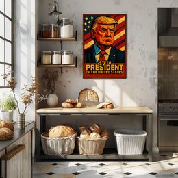 47Th President Of The United States Poster Wall Art