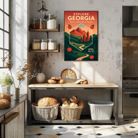 Explore Georgia Where Urban Meets Poster