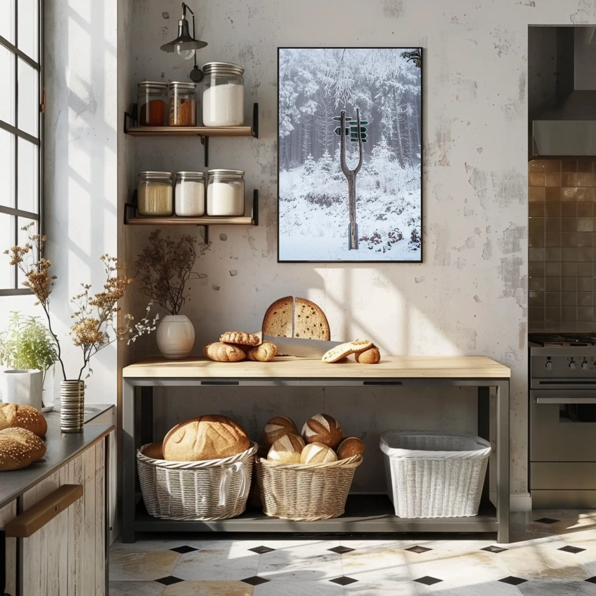 Winter Wonderland Signpost Poster