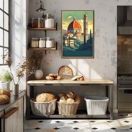 Artistic View of Florence's Duomo Poster