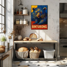 Binturong Mosaic Art Poster