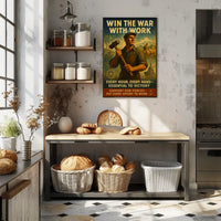 Win the War with Work Poster