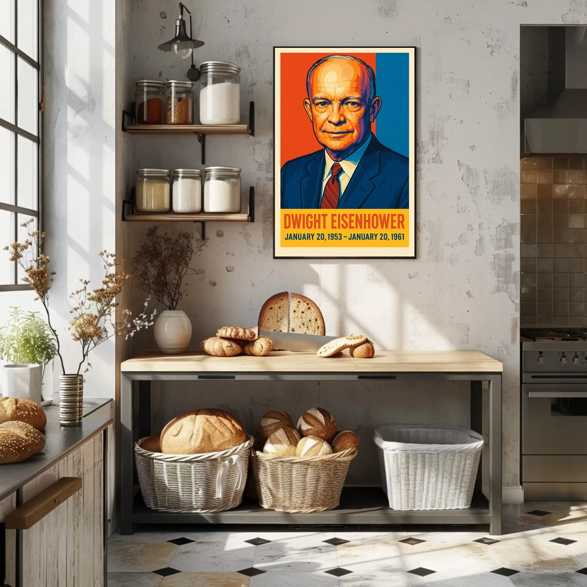 Dwight Eisenhower Presidential Tenure Poster