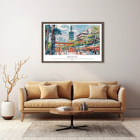 Vibrant Kyoto Scene Poster PosterGoat