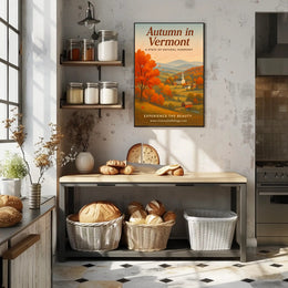 Autumn in Vermont Wall Art Print