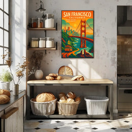 San Francisco Where Dreams Meet Poster