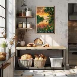 Mississippi National Park Poster