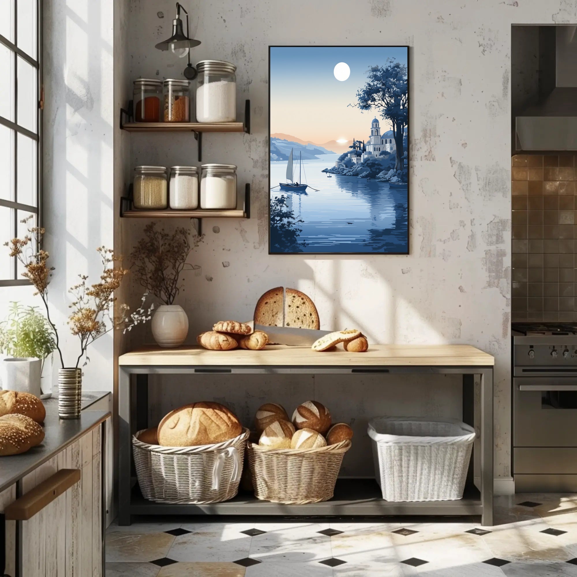 Tranquil Coastal Evening Poster PosterGoat