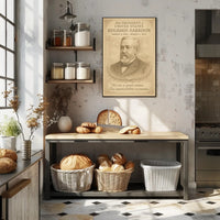 Benjamin Harrison 23rd President Sketch Poster Art Print Decor PosterGoat