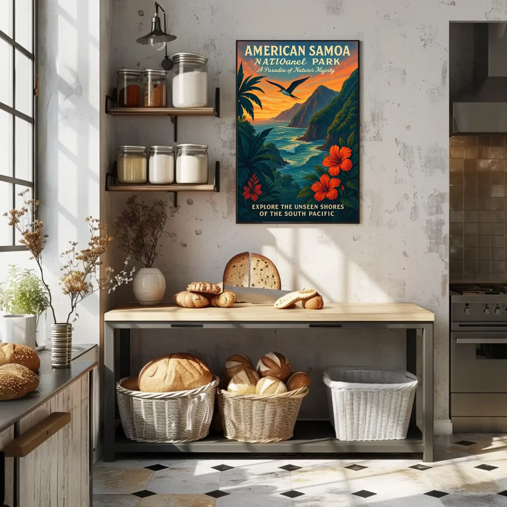 Explore the Unseen Shores of American Samoa Poster