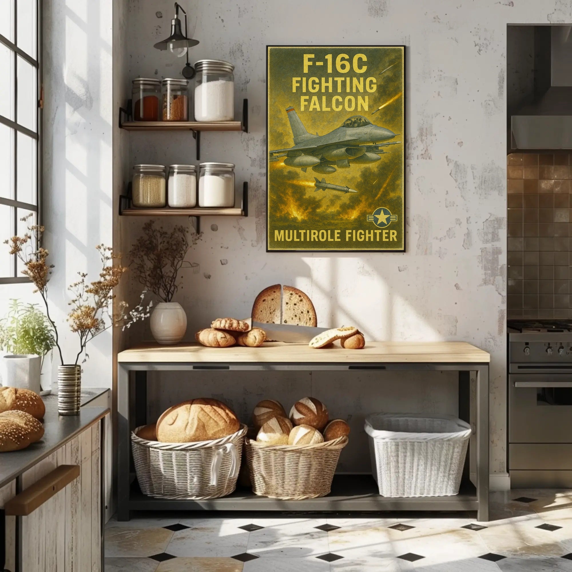 F-16C Fighting Falcon Poster PosterGoat