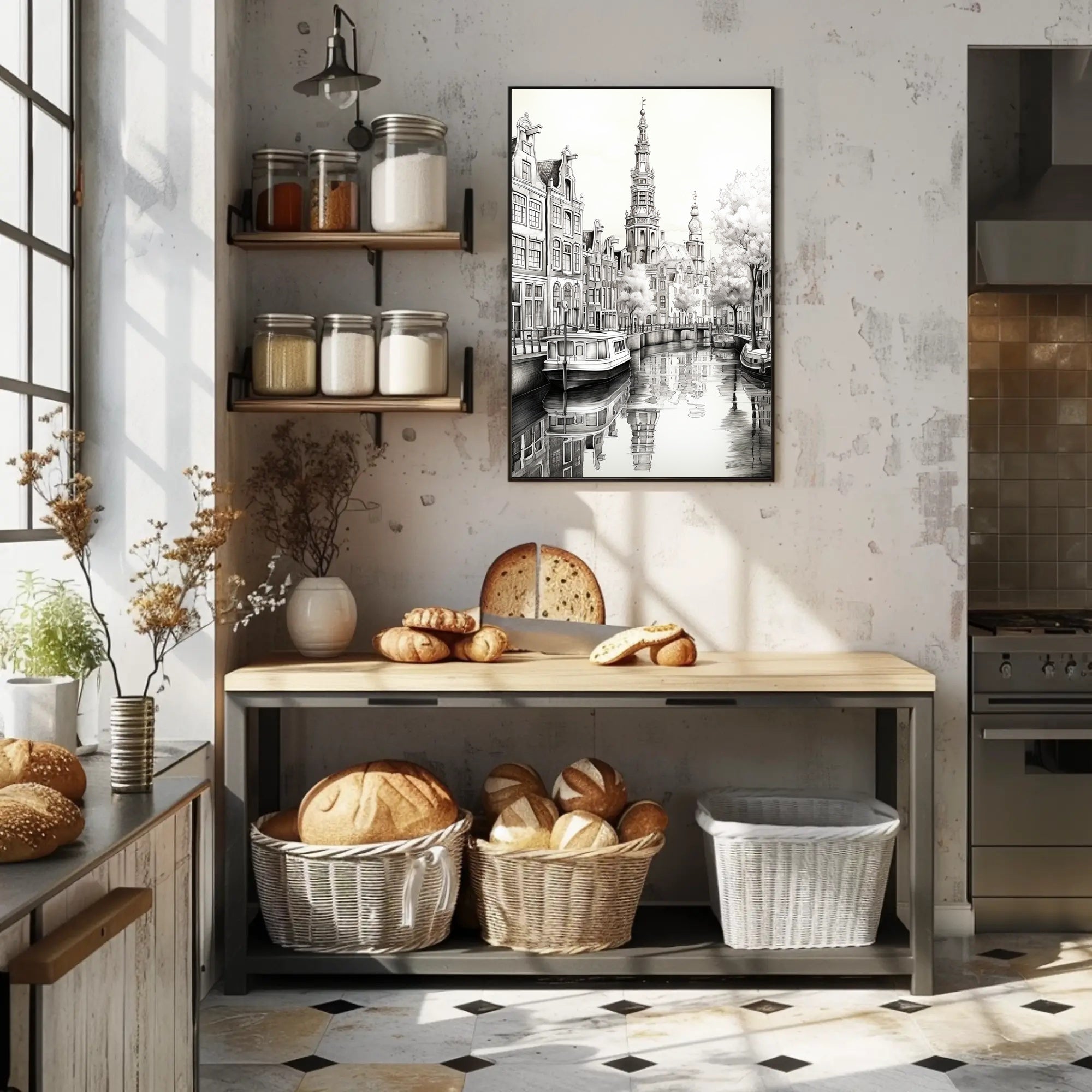 Tranquil Canal Scene Poster