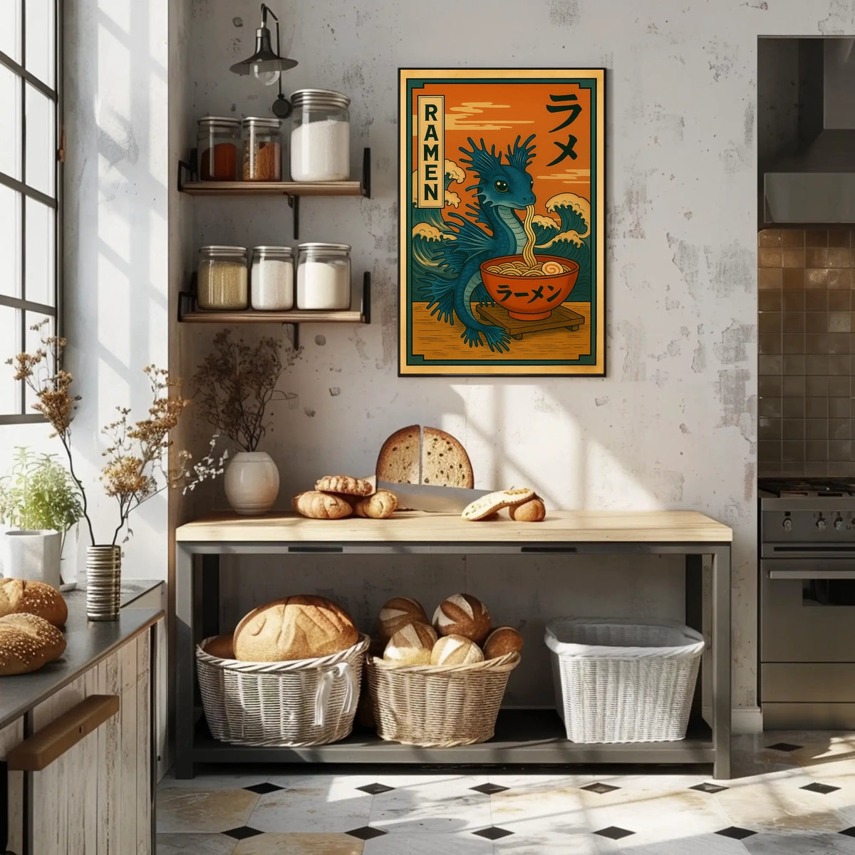 Ramen Dragon Delight Poster