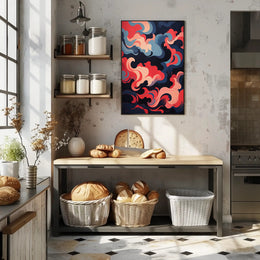 Abstract Swirls Of Color Abstract Poster