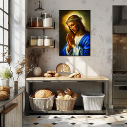 The Prayerful Savior Poster