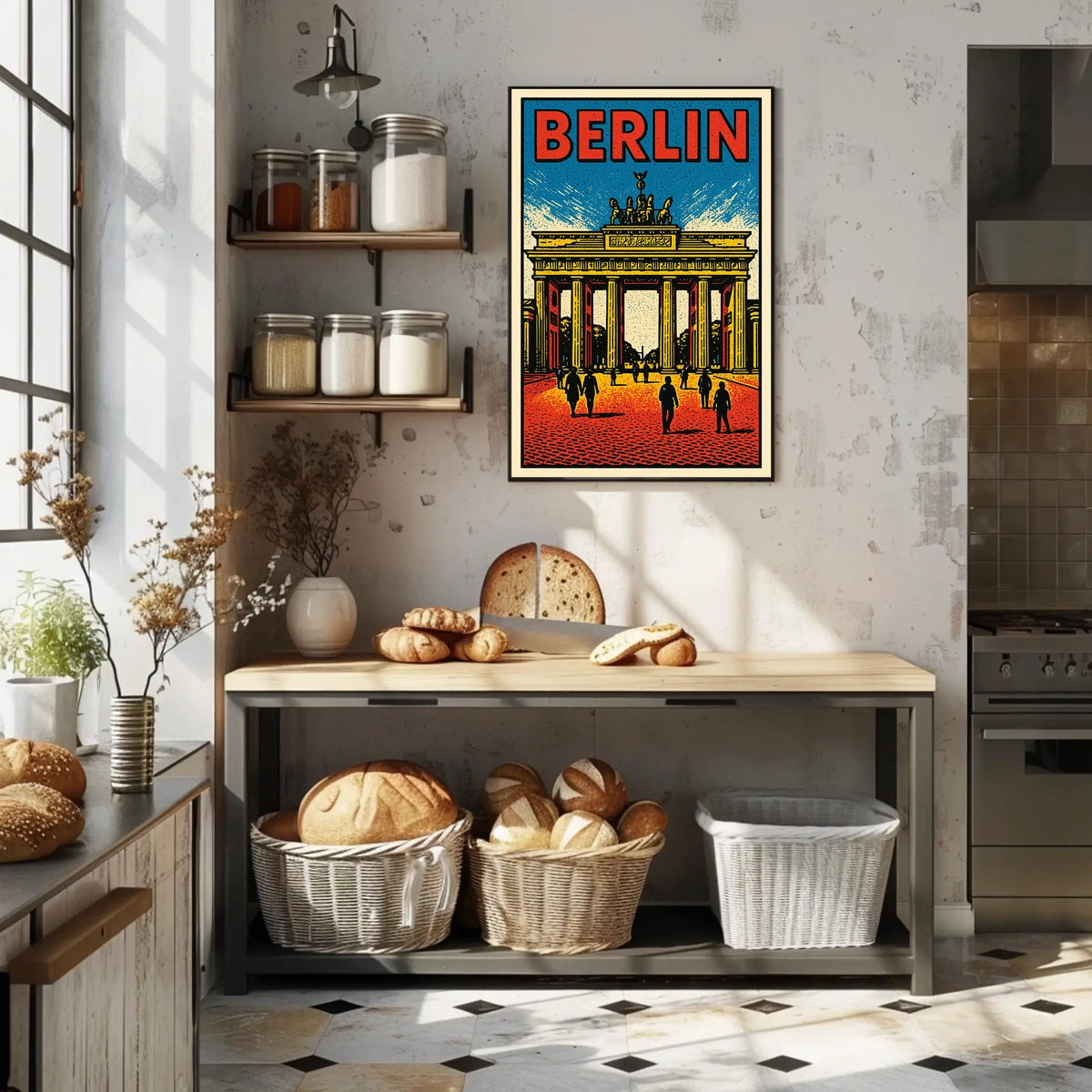 Berlin Iconic Landmark Poster