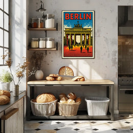 Berlin Iconic Landmark Poster