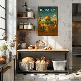 Jerusalem Where History Echoes Poster