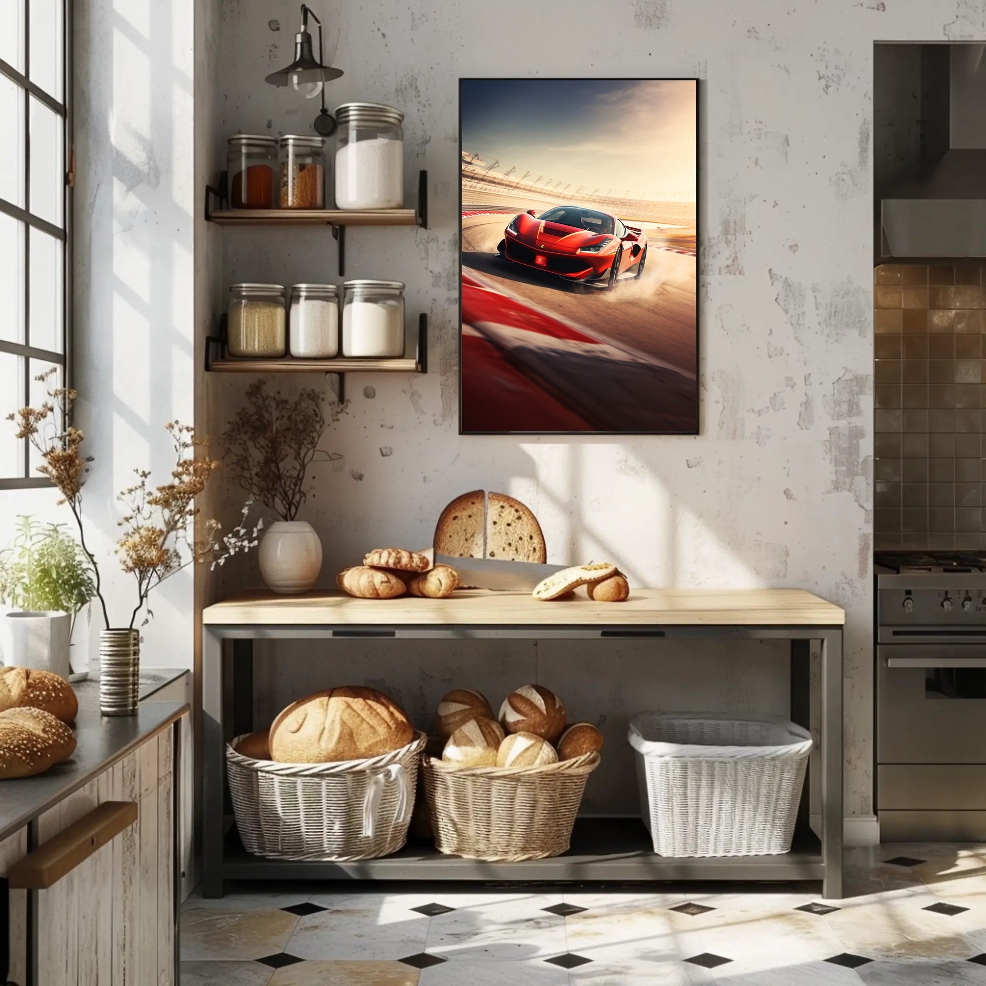 Racing Elegance Poster PosterGoat