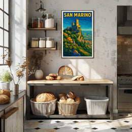 San Marino A Scenic Escape Poster