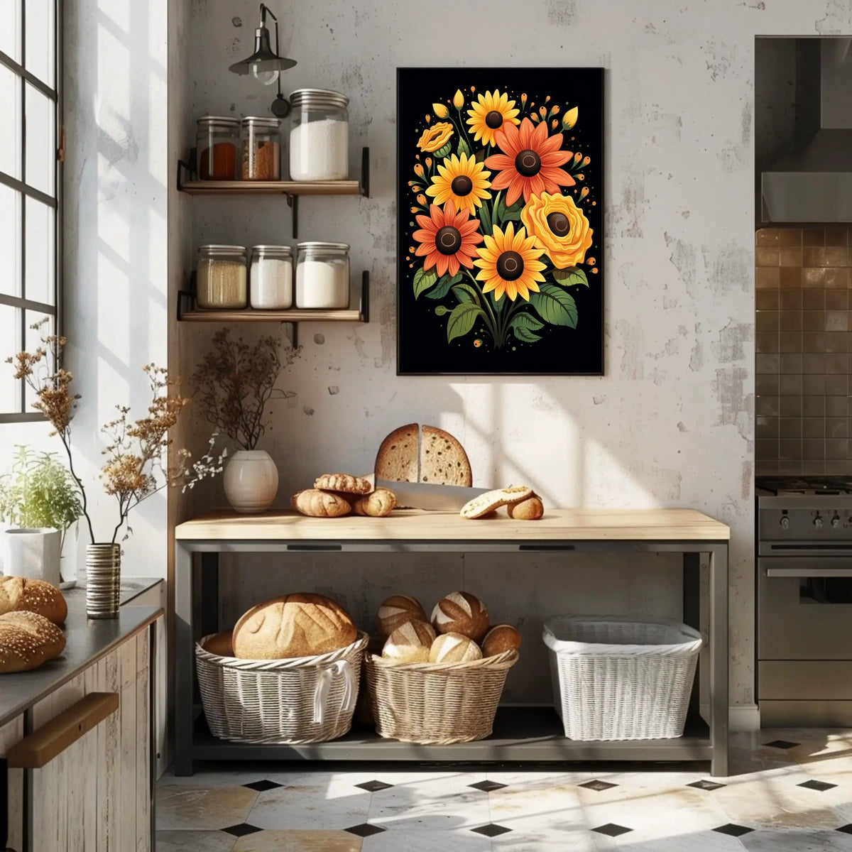 Vibrant Floral Bouquet Poster